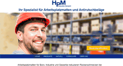 Desktop Screenshot of hpm-produkte.ch